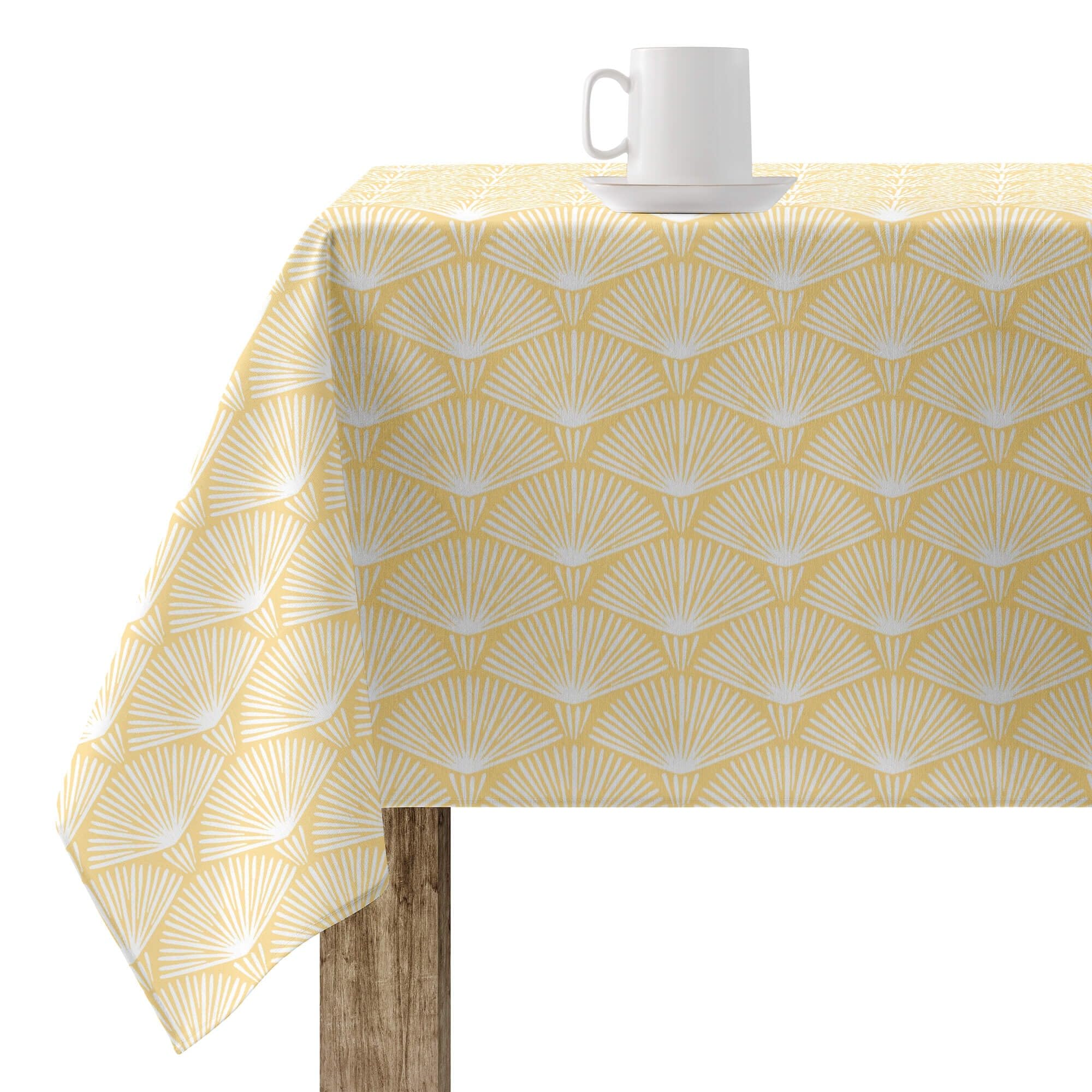 BELUM | Tablecloth 300x140 cm Stain Resistant 100% Cotton resinated Model 0120-213, Tablecloth NO Rubber, Tablecloth Touch Cotton, Waterproof Tablecloth, Stain Resistant Tablecloth Liquid Repellent