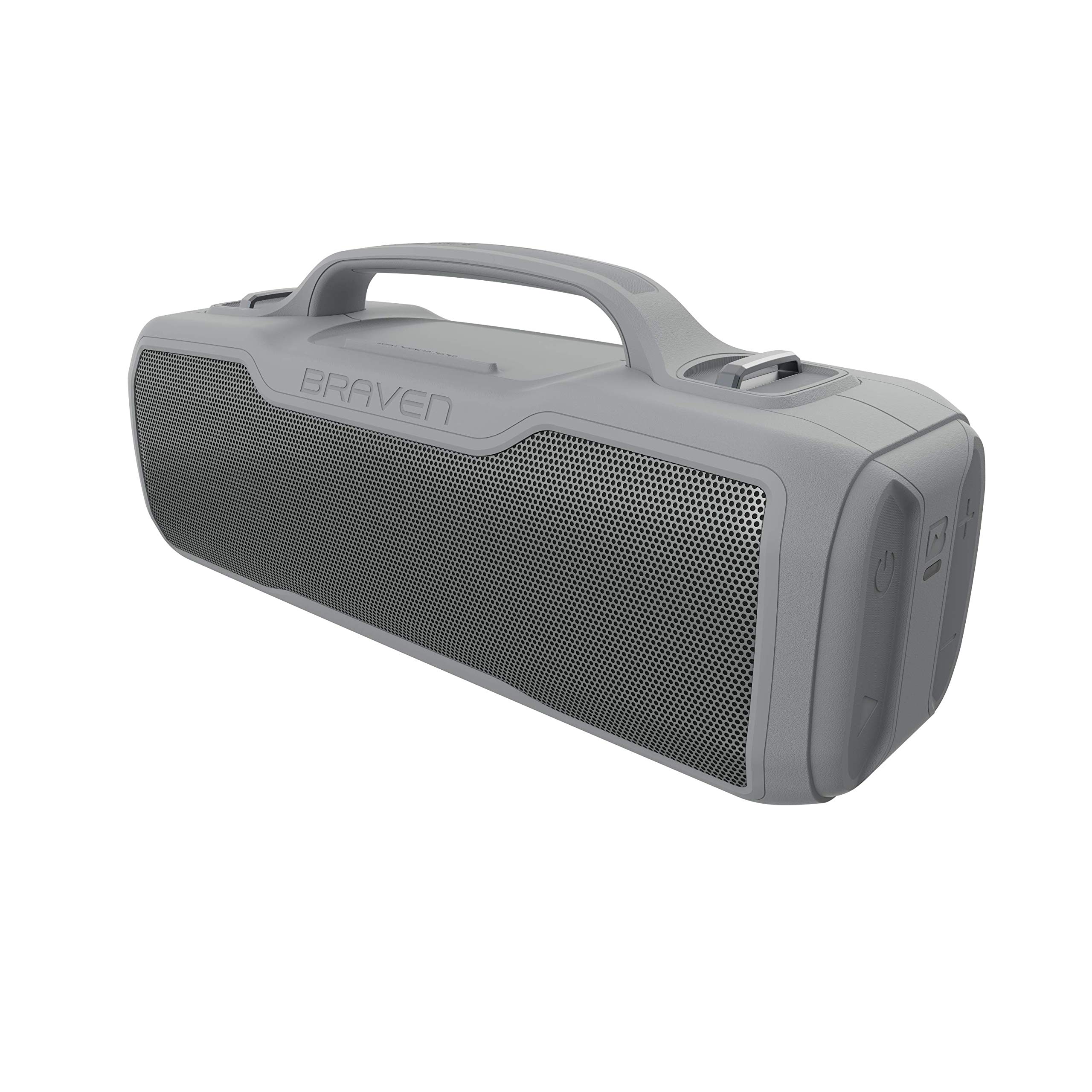 Braven BRV-XL - Waterproof Speaker - Rugged, Grey Price: Buy
