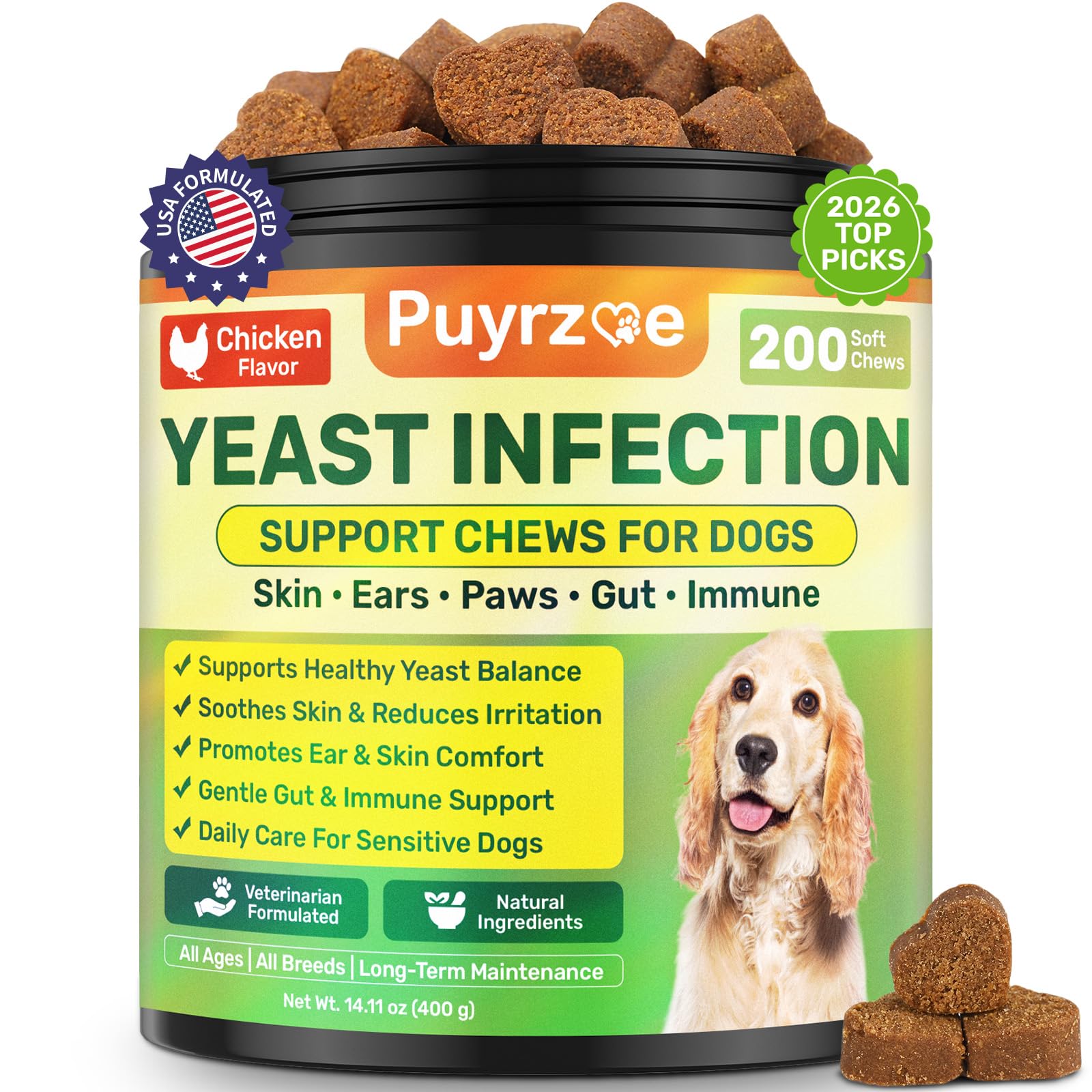 Puyrzoe Yeast Infection Treatment for Dogs