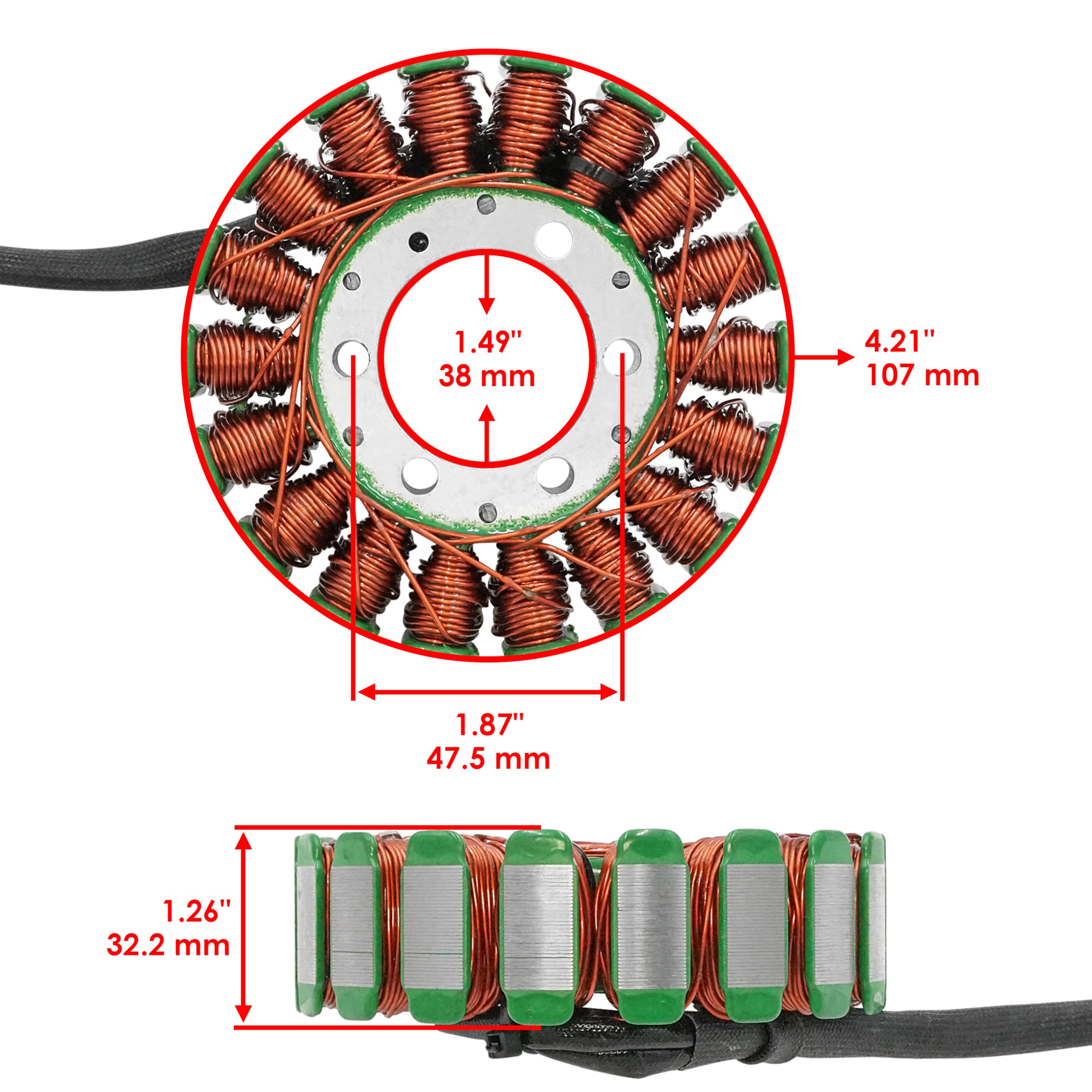 Stator Lichtmaschine ST-25 Für Suzuki GSXR 600 GSXR 750 GSX-R Bj. 2000