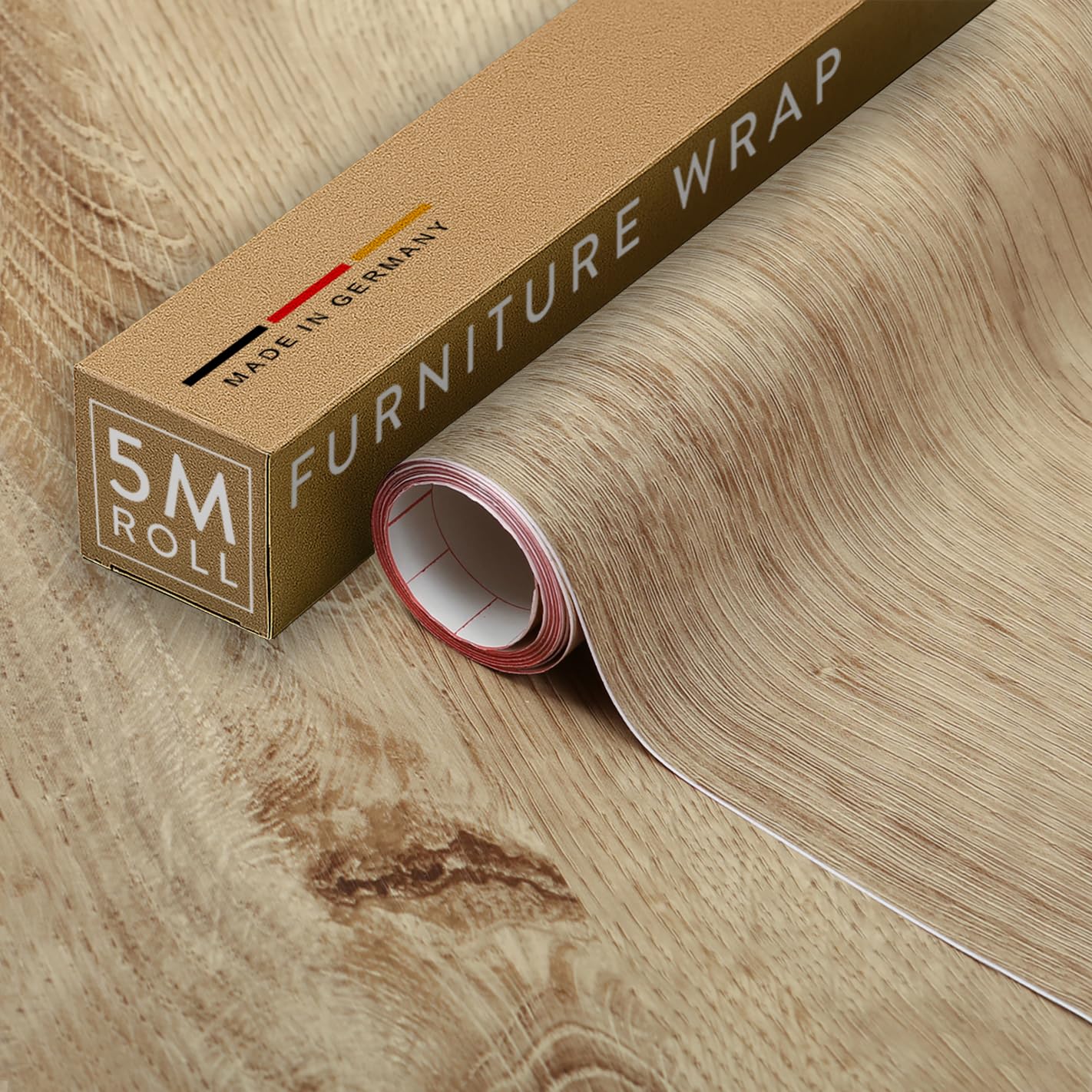 Vinyl Warehouse 5m x 67.5cm d-c-fix Ribbeck Oak Wood Sticky Back Vinyl Furniture Wrap 200-8286
