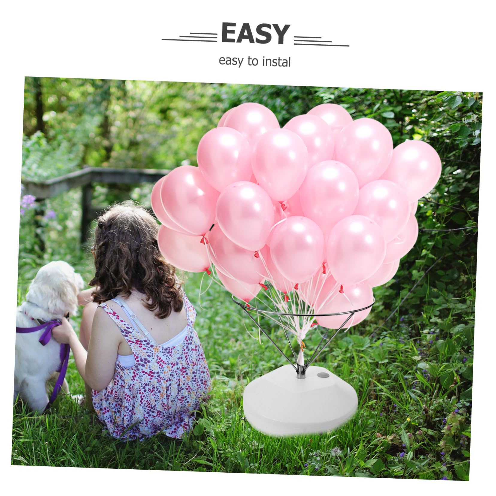 Didiseaon 1 Set Di Supporti Per Palloncini Per Feste Con Per Palloncini Con Base Stabile
