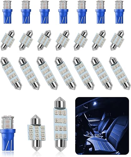 Juego de 24 bombillas LED para automóvil, juego de bombillas LED para automóvil, juego de combinación LED para automóvil, bombillas LED de repuesto