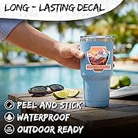 Vista 3 de Adhesivo de recuerdo de viaje de 4 pulgadas en el parque nacional de las Montañas Rocosas de Colorado, calcomanía de vinilo impermeable para laptop