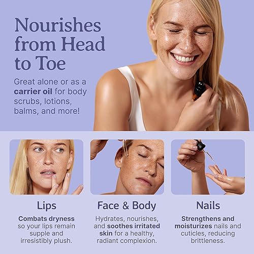 Miniatura 4 de Bella Terra Oils - Aceite de semilla de borraja 2oz - Excelencia prensada en frío, rico en ácido gamma-linolénico (GLA), vitaminas y minerales,