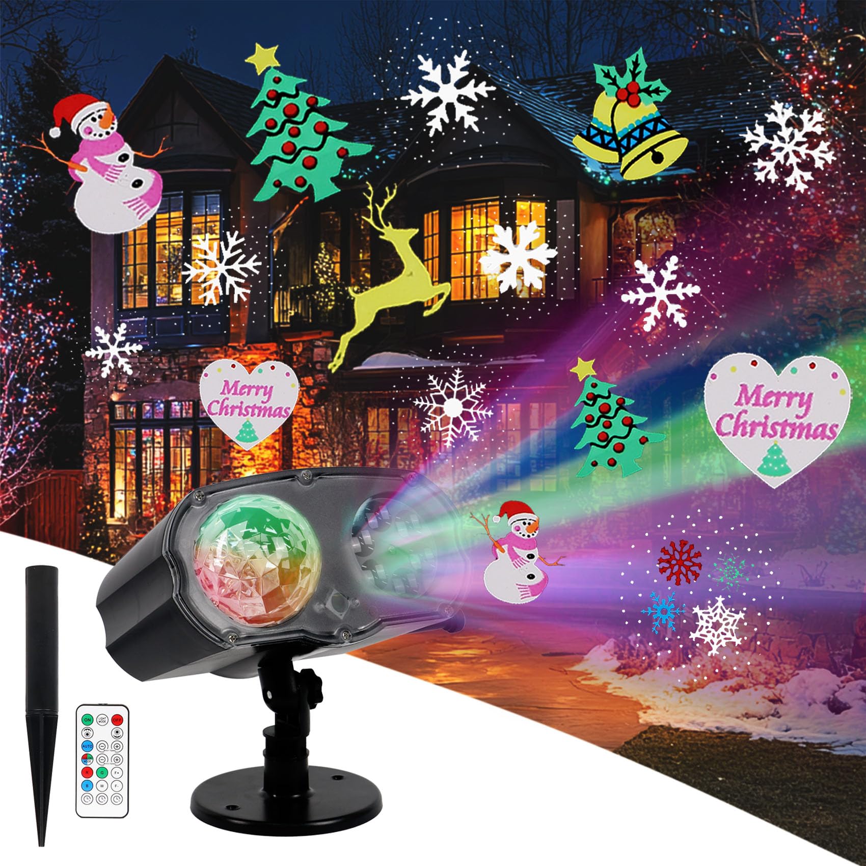 Amazon.com: Christmas Projector Lights 2025 Upgraded Brighter,16