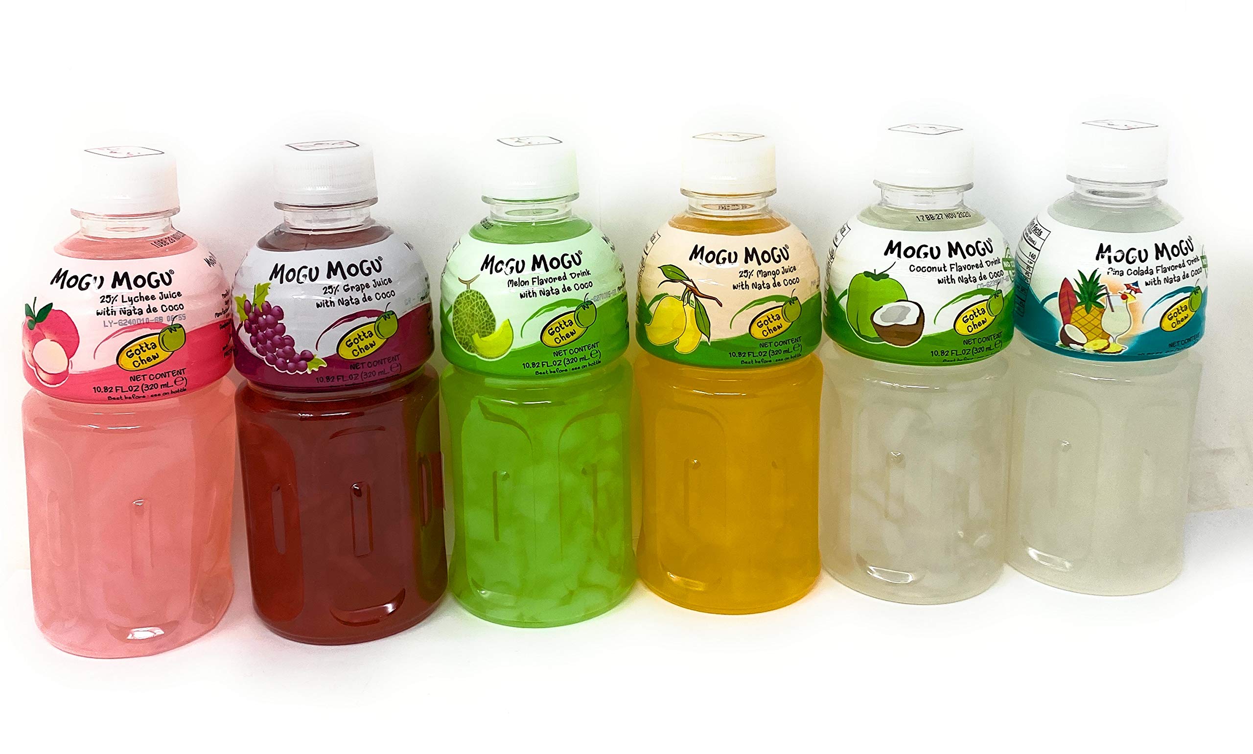 mogu Mogu Mogu Aloe Vera Drink with Strawberry Flavor, 10.82 oz
