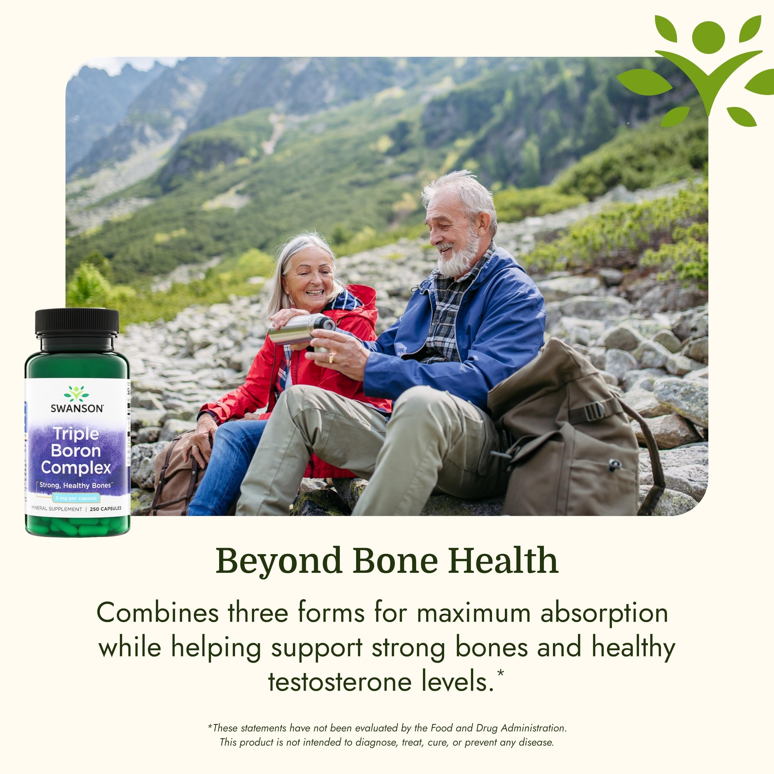 Swanson Triple Boron Complex Bone and Joint Supplement, 250 Capsules — Amazon image 5