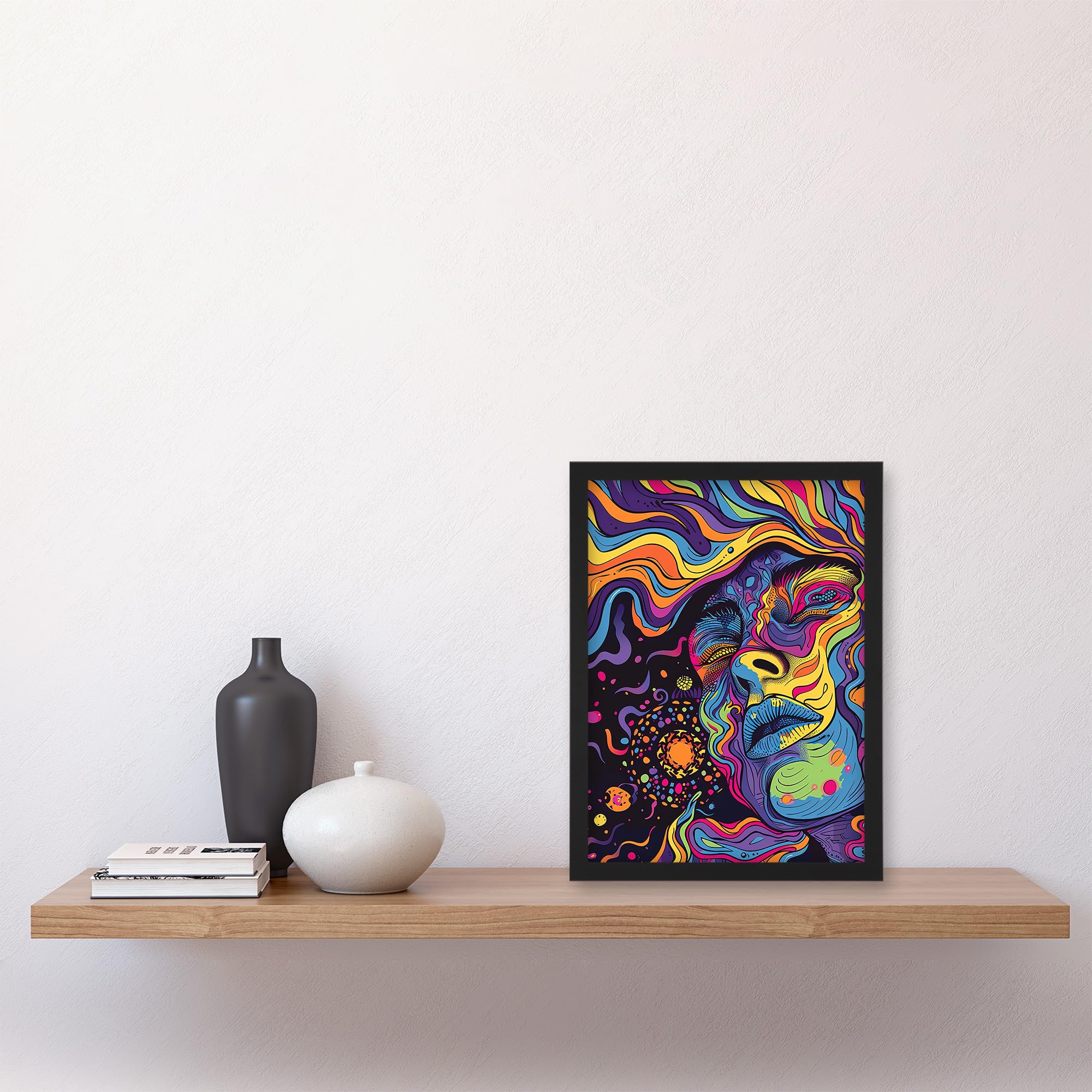 Amazon.com: Artery8 Cosmic Trance Meditation Psychedelic Portrait