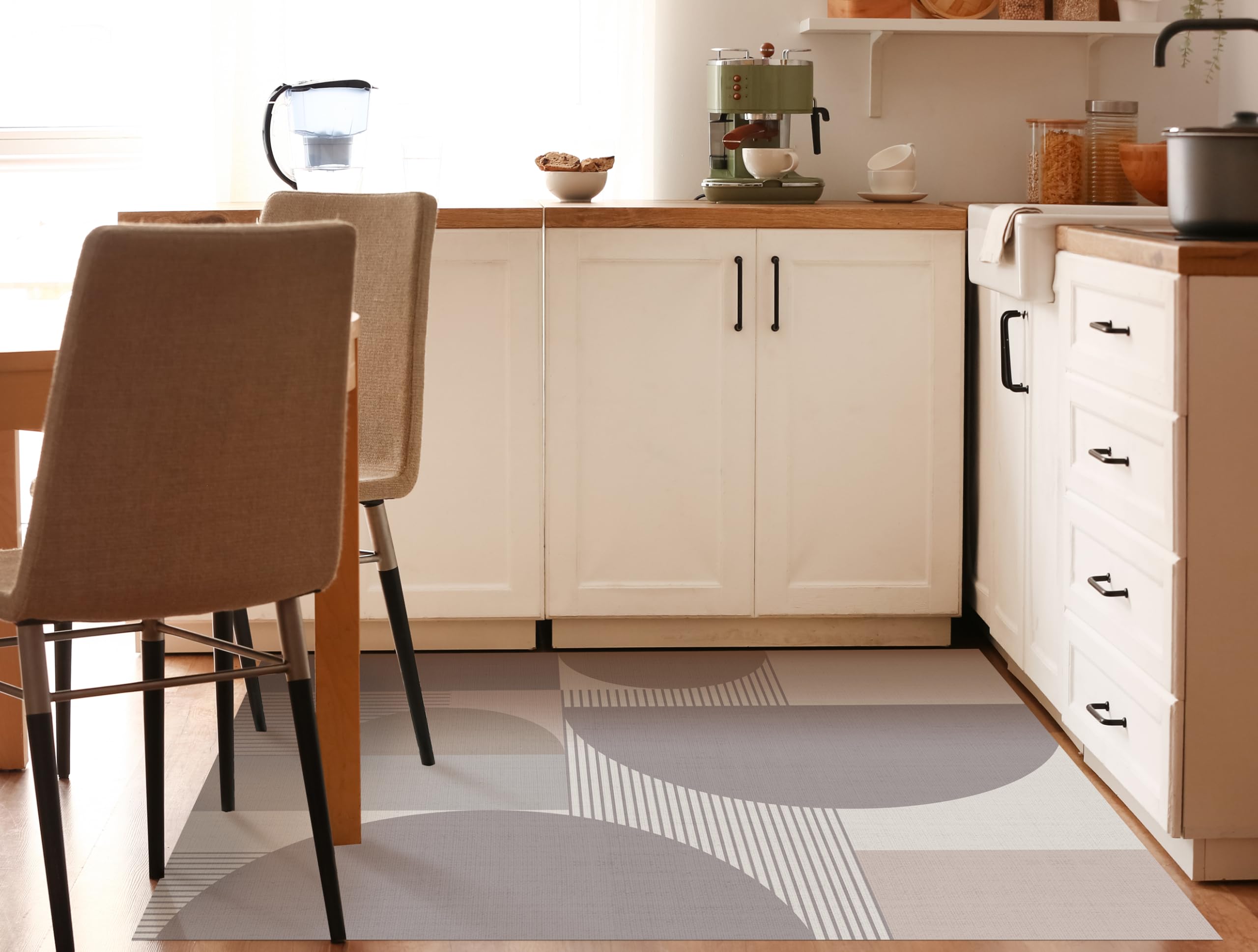 VINILIKO Design | Alfombra Vinílica Hermes 50x140 cm - Antideslizante, Impermeable, Lavable - Varios Tamaños - Alfombra Vinilo Salón, Cocina