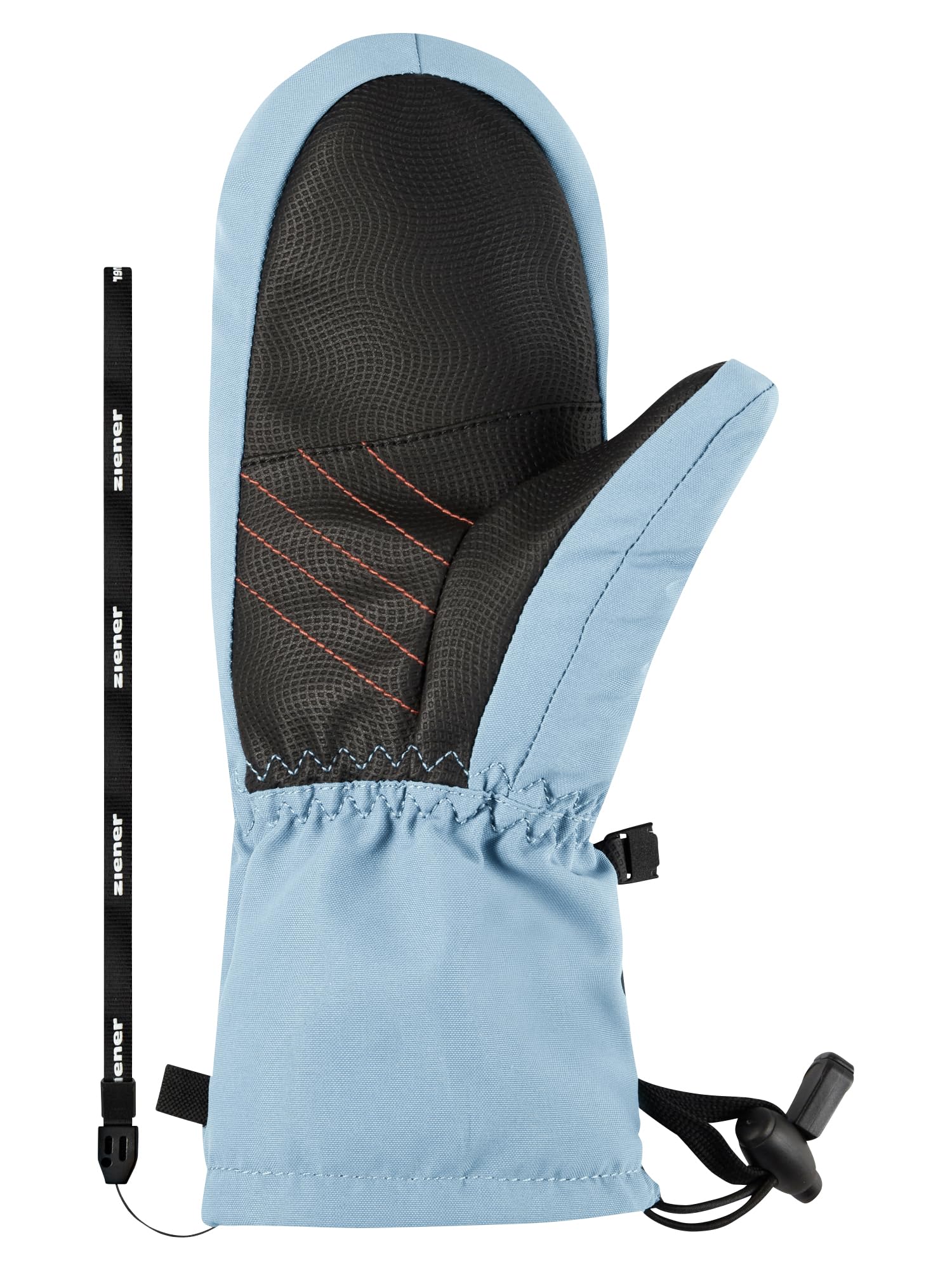 Ziener Lavalino-Z - Muffolo da sci per bambini, impermeabile, lana, extra caldo, Arctic Sky, 3,5