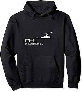 Philadelphia Airport Code Souvenir Gift PHL Pullover Hoodie