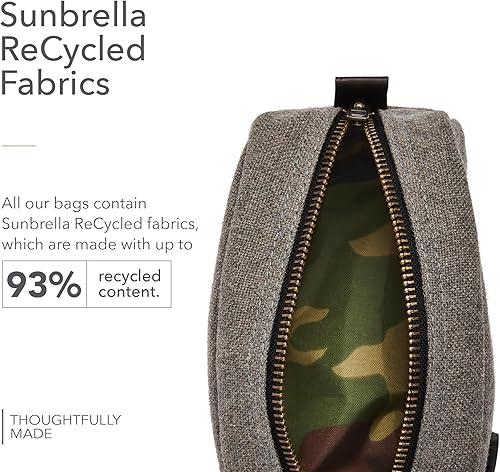 Miniatura 5 de Sunbrella Andy Travel Kit  Neceser duradero  Bolsa resistente al agua y a las manchas para accesorios de viaje  Bolsa unisex para afeitado y