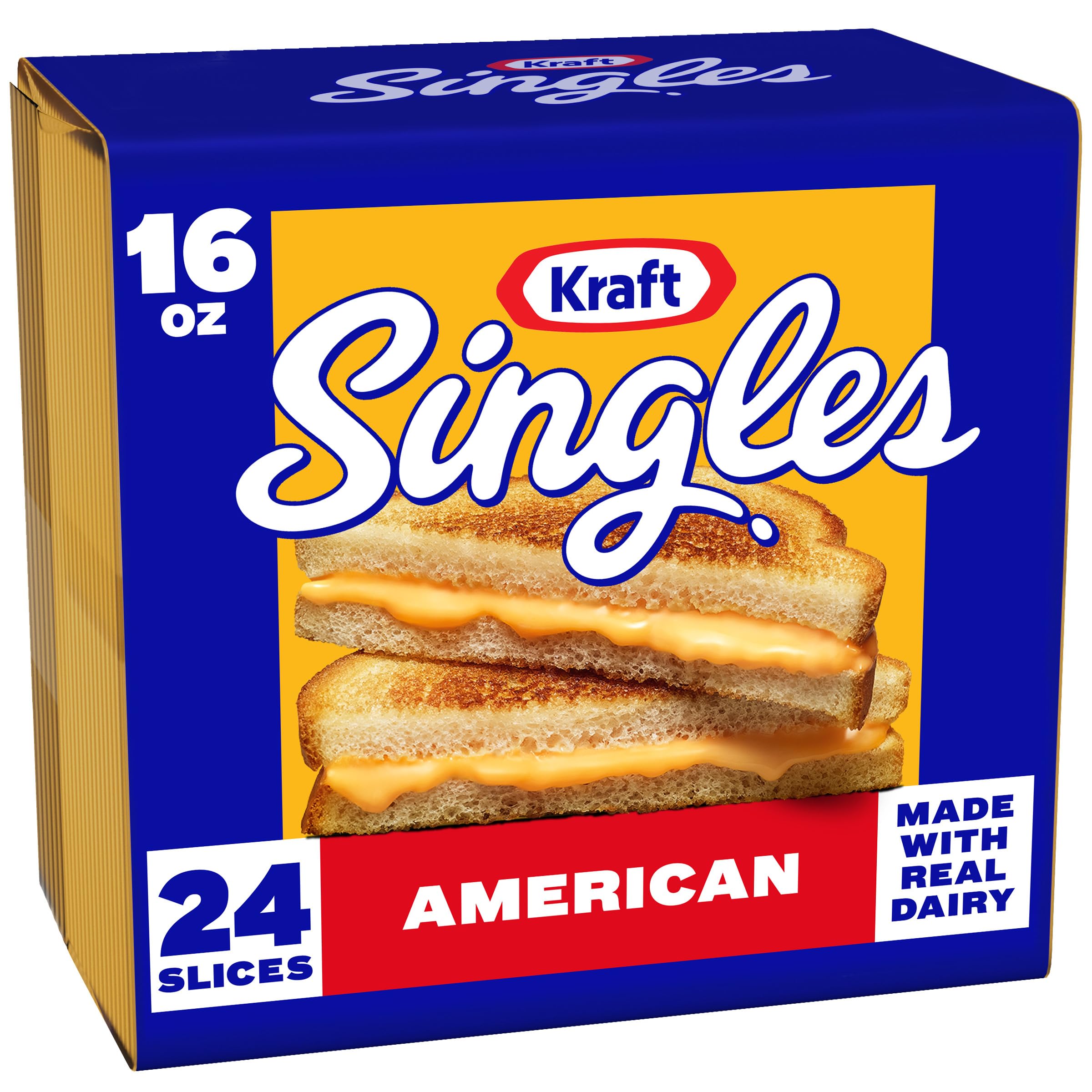 Kraft Singles American Slices, 24 ct Pack
