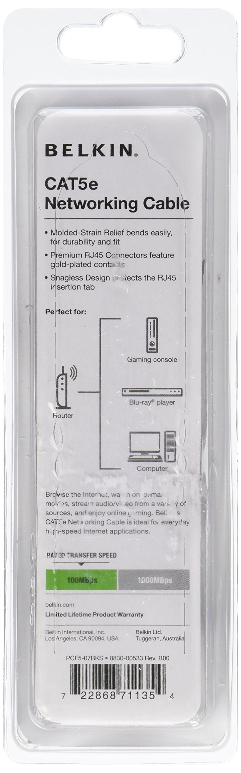 C2G 50 ft Cat 5e 350 MHz Assembled Plenum Patch Cable - Blue 15248