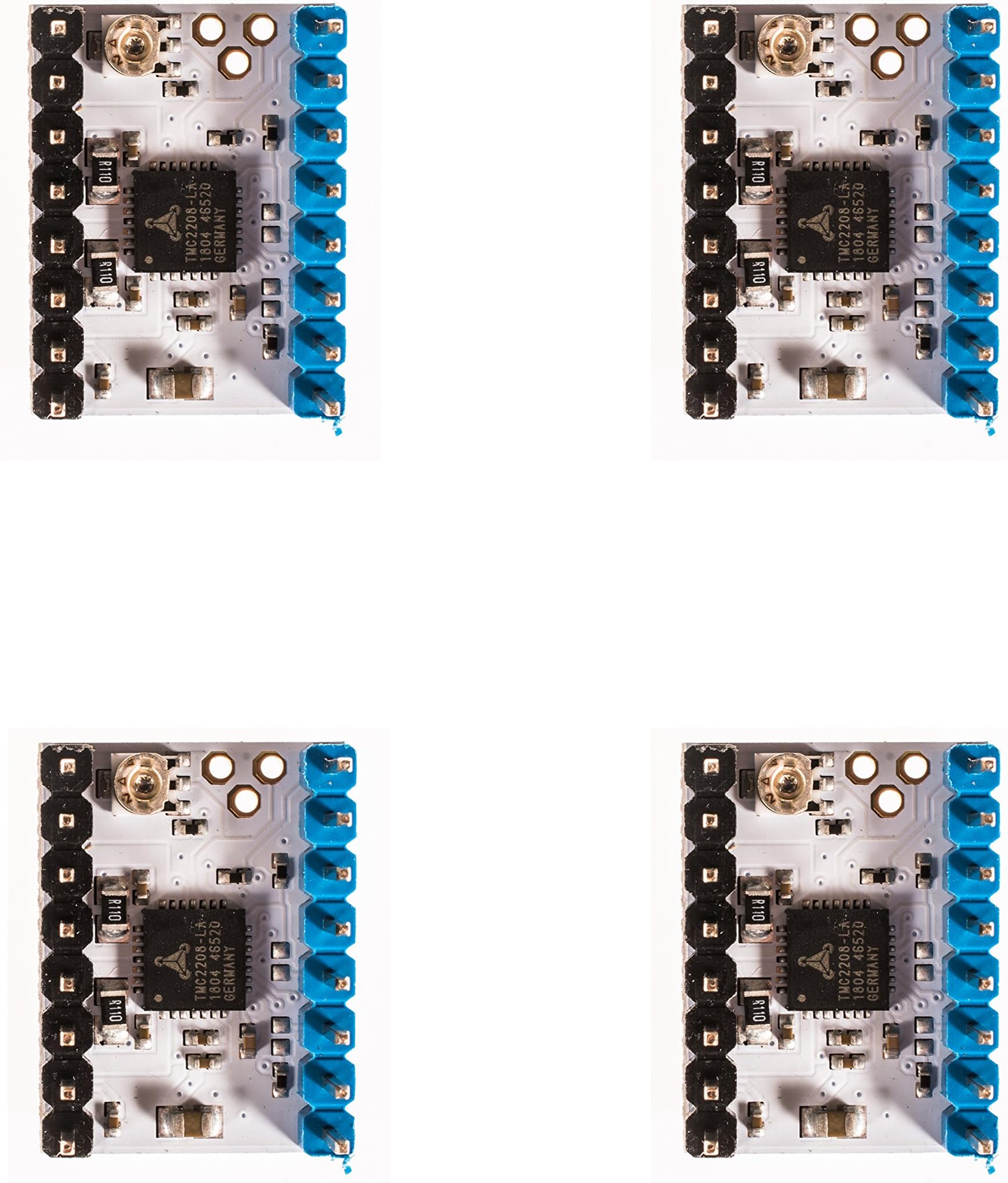 4 Pack TMC 2208 Stepstick Stepper Motor Driver Module+Heat Sink for 3D Printer