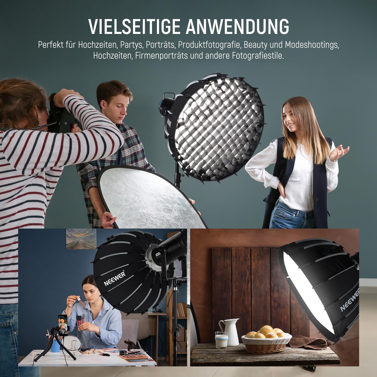 Neewer Parabol Softbox Set 23.6" – Bild 8
