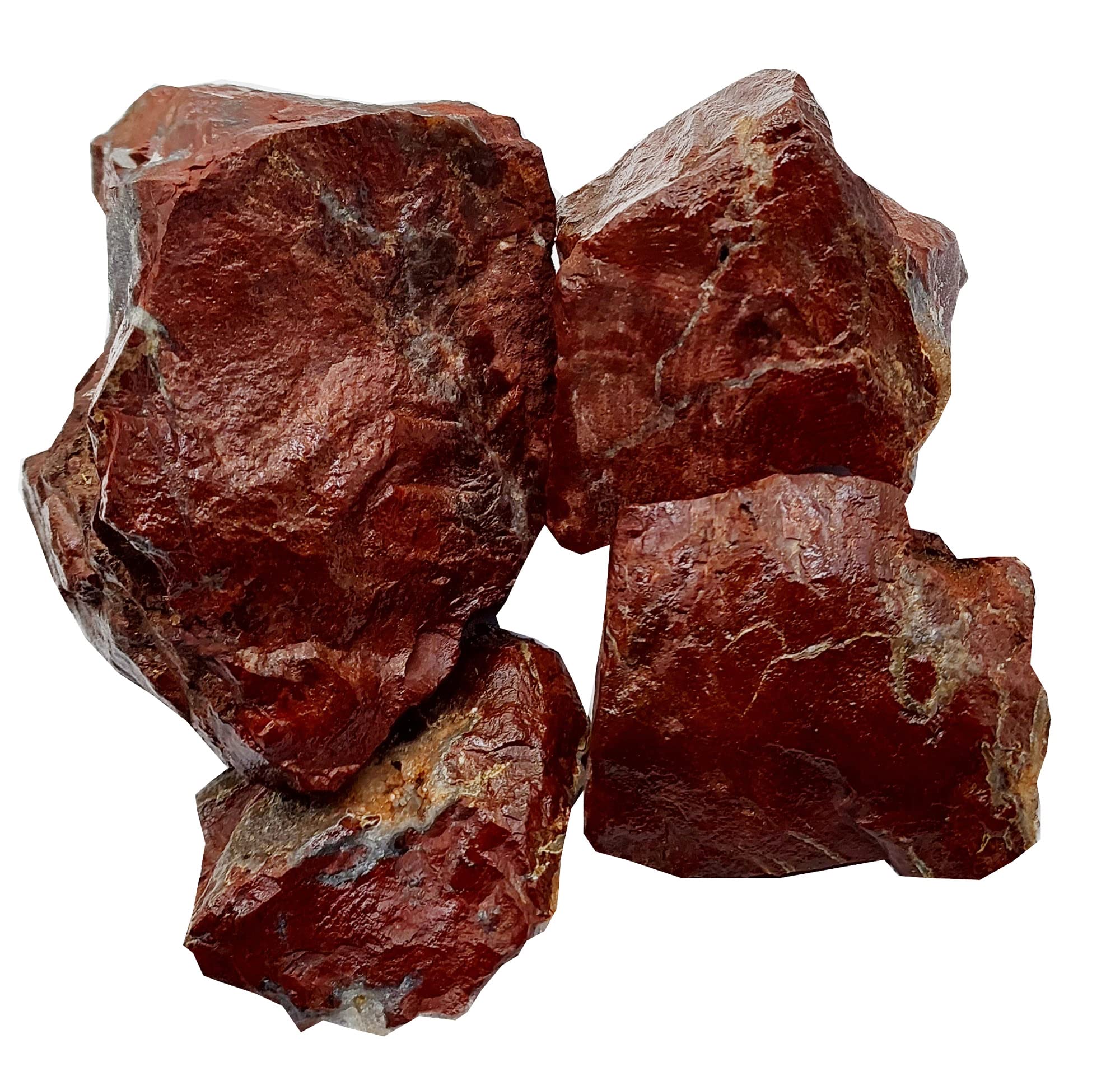 150 to 200 gm red Jesper Stone Rough Natural raw Crystal Rock for Healing Meditation Decoration and vastu Correction (red Jasper)