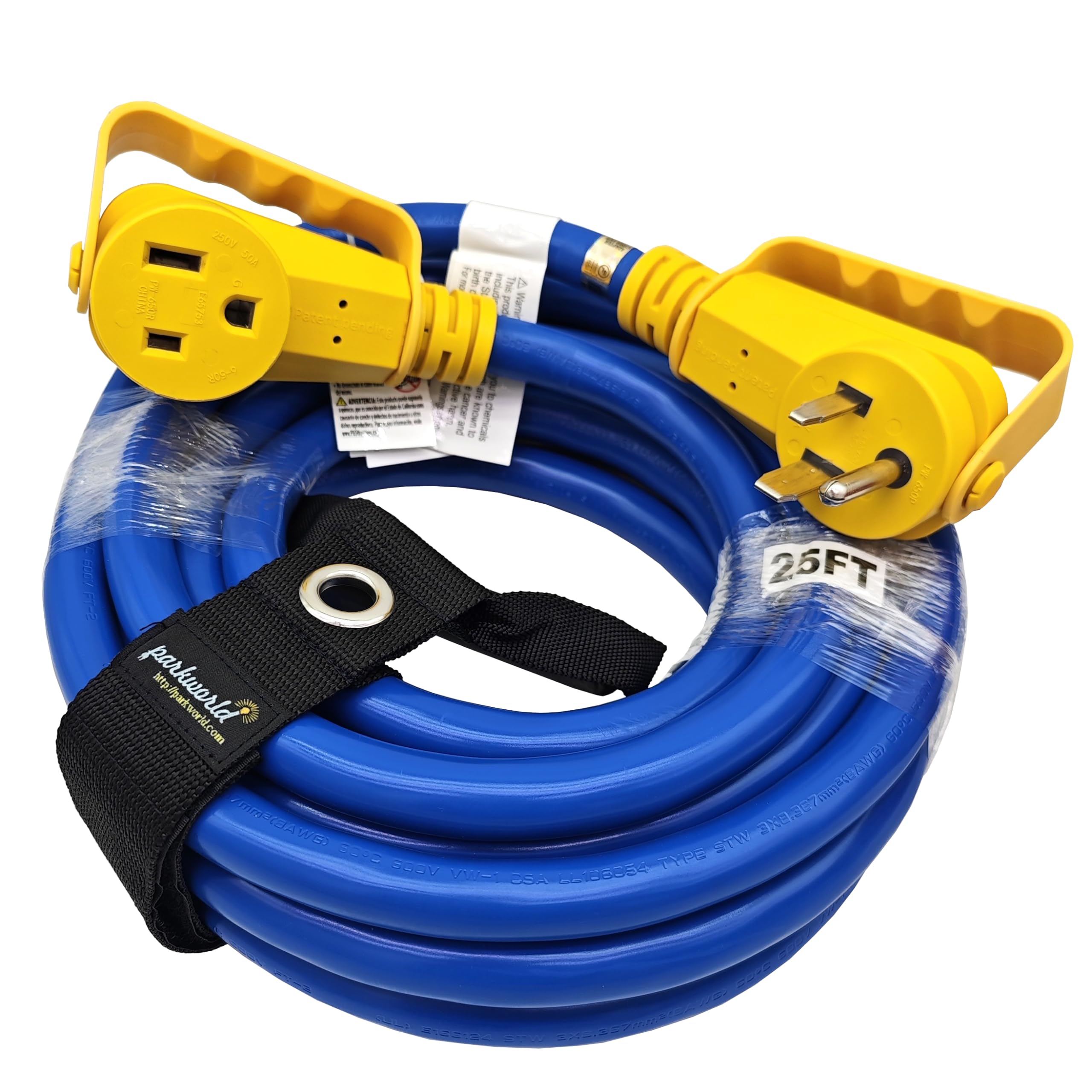 Parkworld Welder 3-Prong NEMA 6-50 Extension Cord (8AWG) Molded