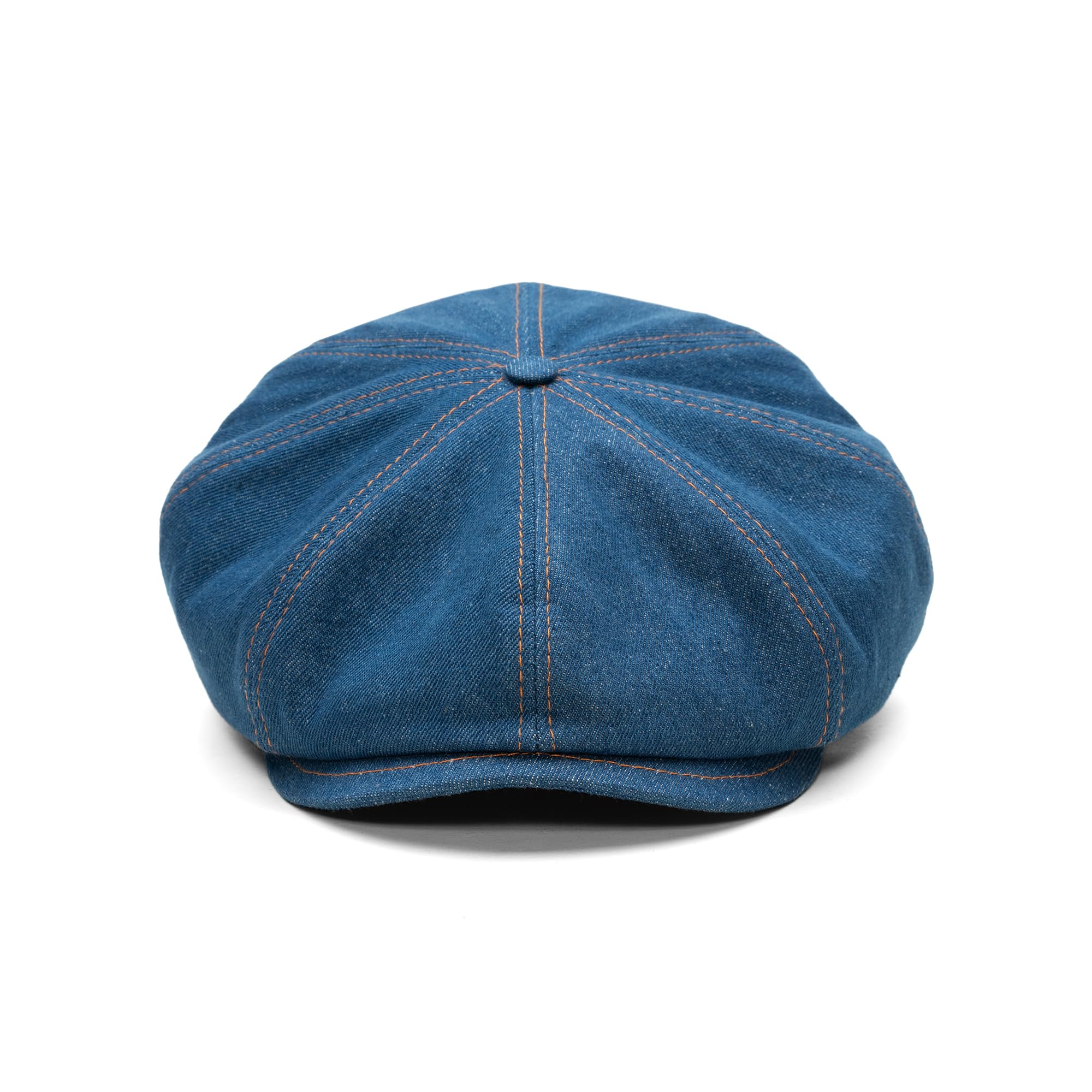 Sterkowski Modell Shelby | Denim Schiebermütze für Herren und Damen | Luftdurchlässige Luftig Newsboy Cap