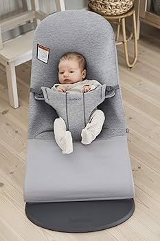 Amazon.com : BabyBjörn Bouncer Bliss, Light Gray, 3D Jersey