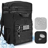 Cooler Backpack Insulated Camping Bag - AUTOWT 45 Can Soft Cooler Bag Large Capacity Leakproof with Widend Top Handle, Portable Beer Bags for Men Women Hiking Picnics Beach Travel