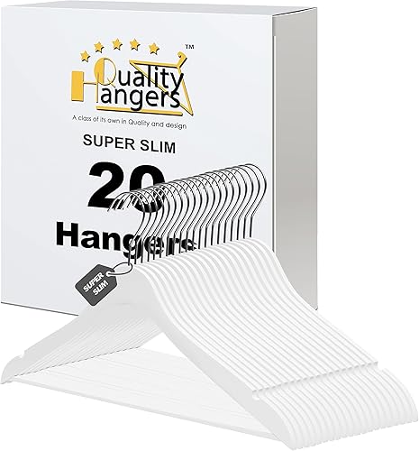 Hangerworld - Percha de madera para ropa (100 unidades, ultrafina, con barra cuadrada para pantalones, ideal para camisas, blusas, pantalones, disponible en Yaxa Colombia