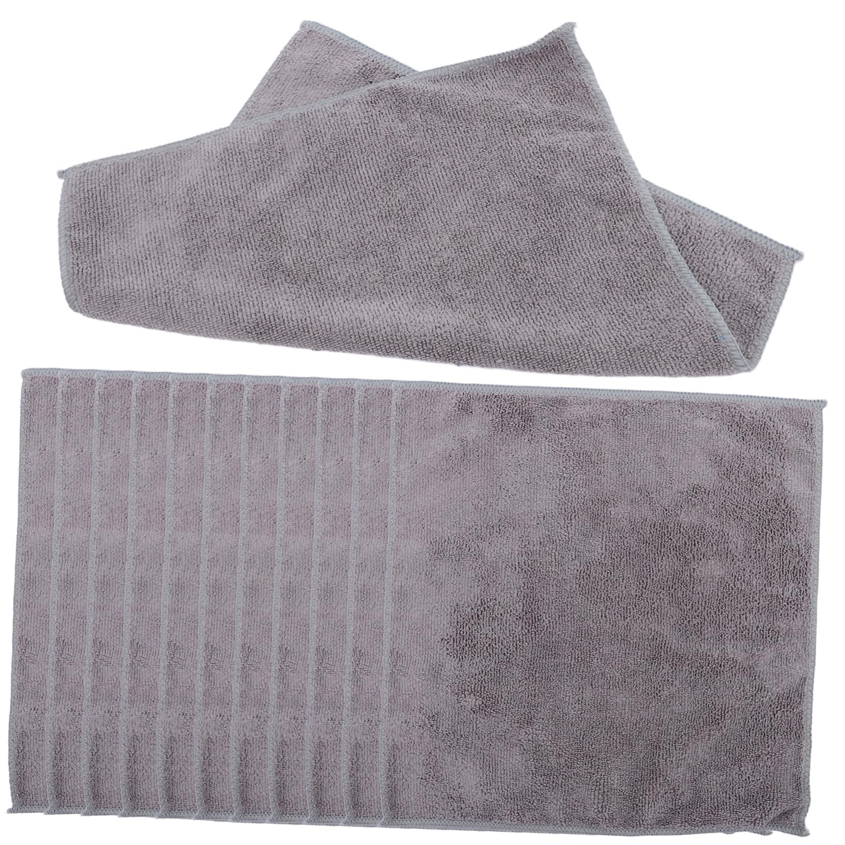 PartyKindom 48piezas Toalla De Microfibra Absorbente Gruesa para Limpieza del Hogar y Lavado De Coches para Múltiples Usos Cocina y Automóvil