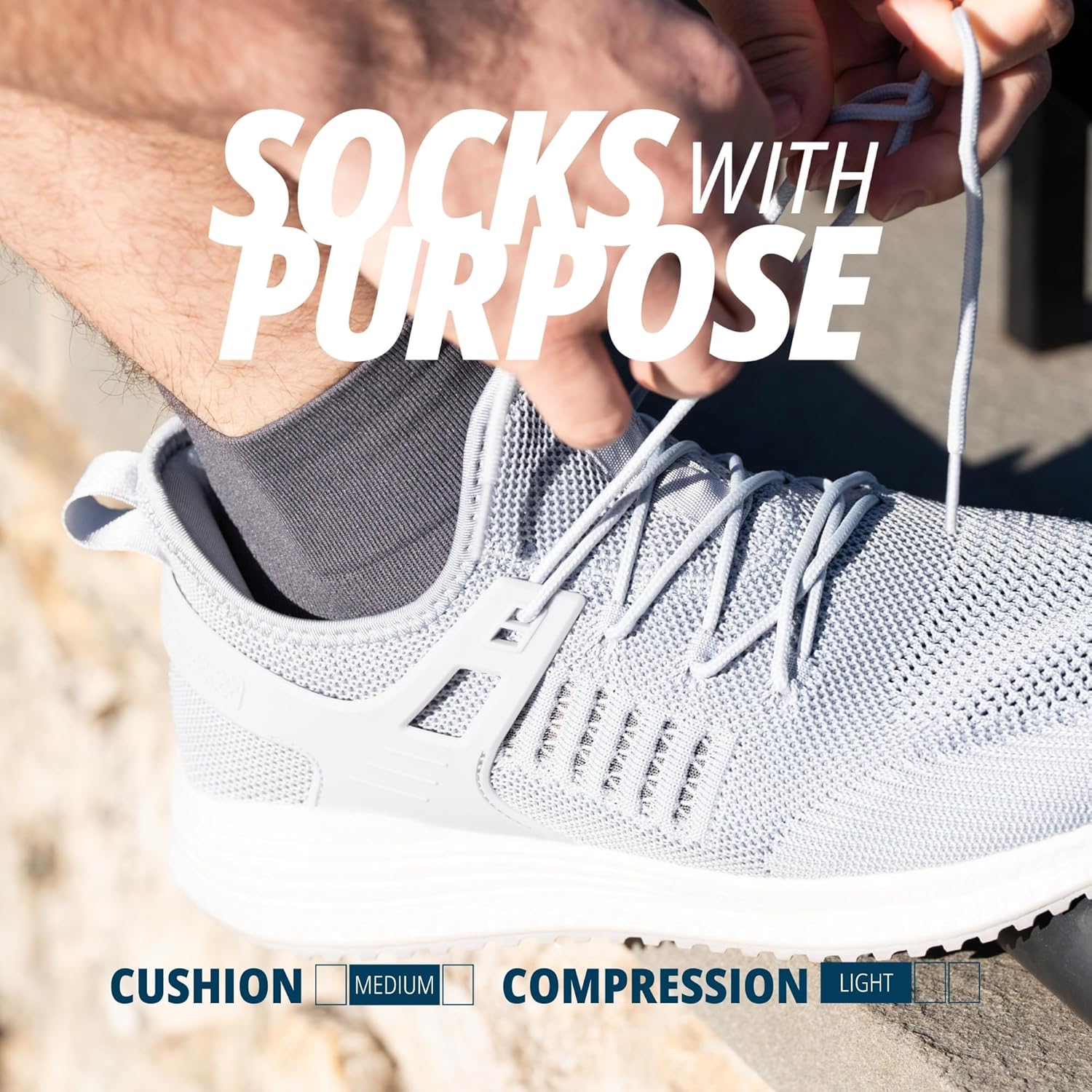 OS1st AC4 Active Comfort Socks with Blister Protection Double-tab and reinforced seamless toe, great for runners - Image 2