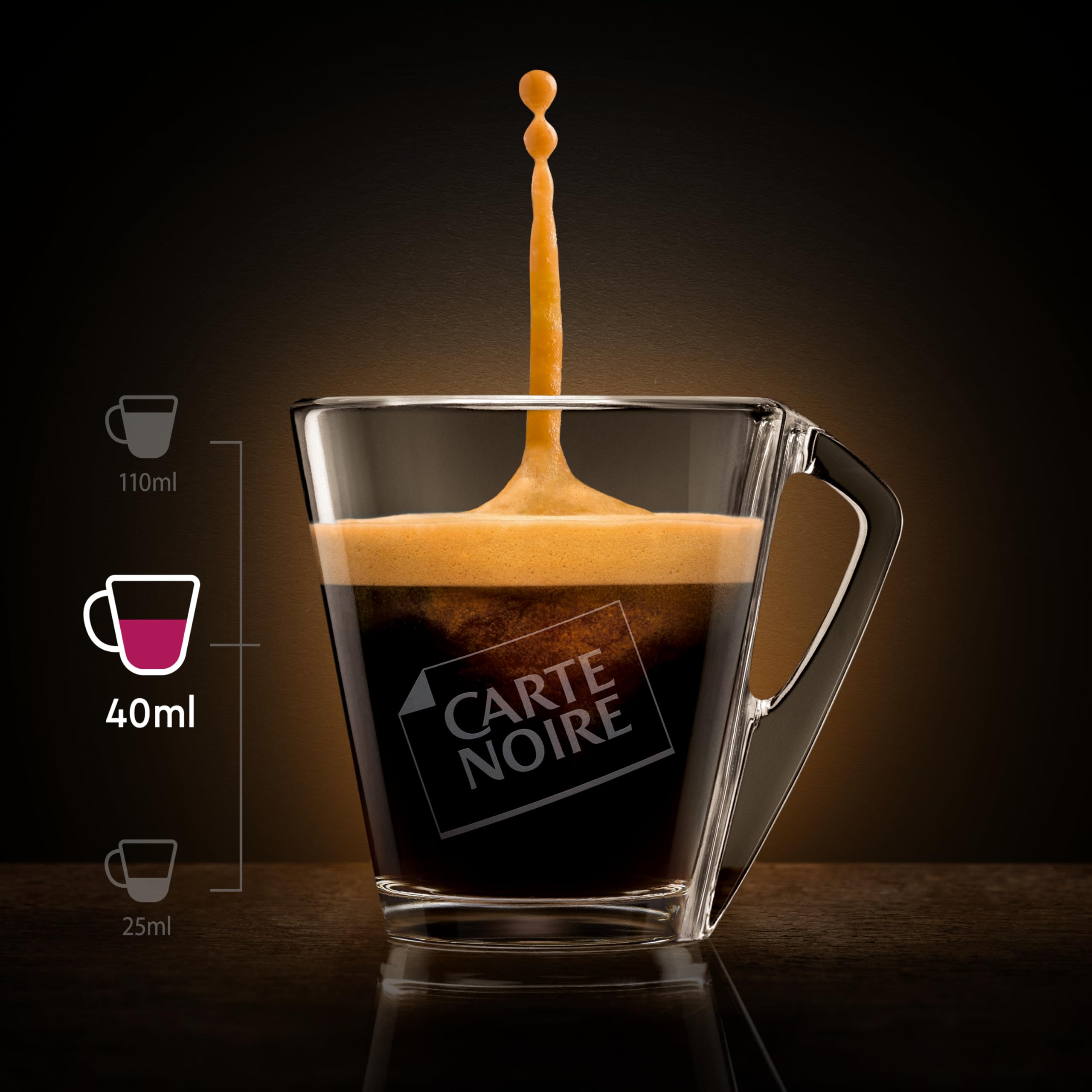 CARTE NOIRE - Capsules de Café Espresso Intense N°9 Compatibles Nespresso® - Café Arabica - Lot de 4 x 60 Capsules Aluminium - Fabriqué en France