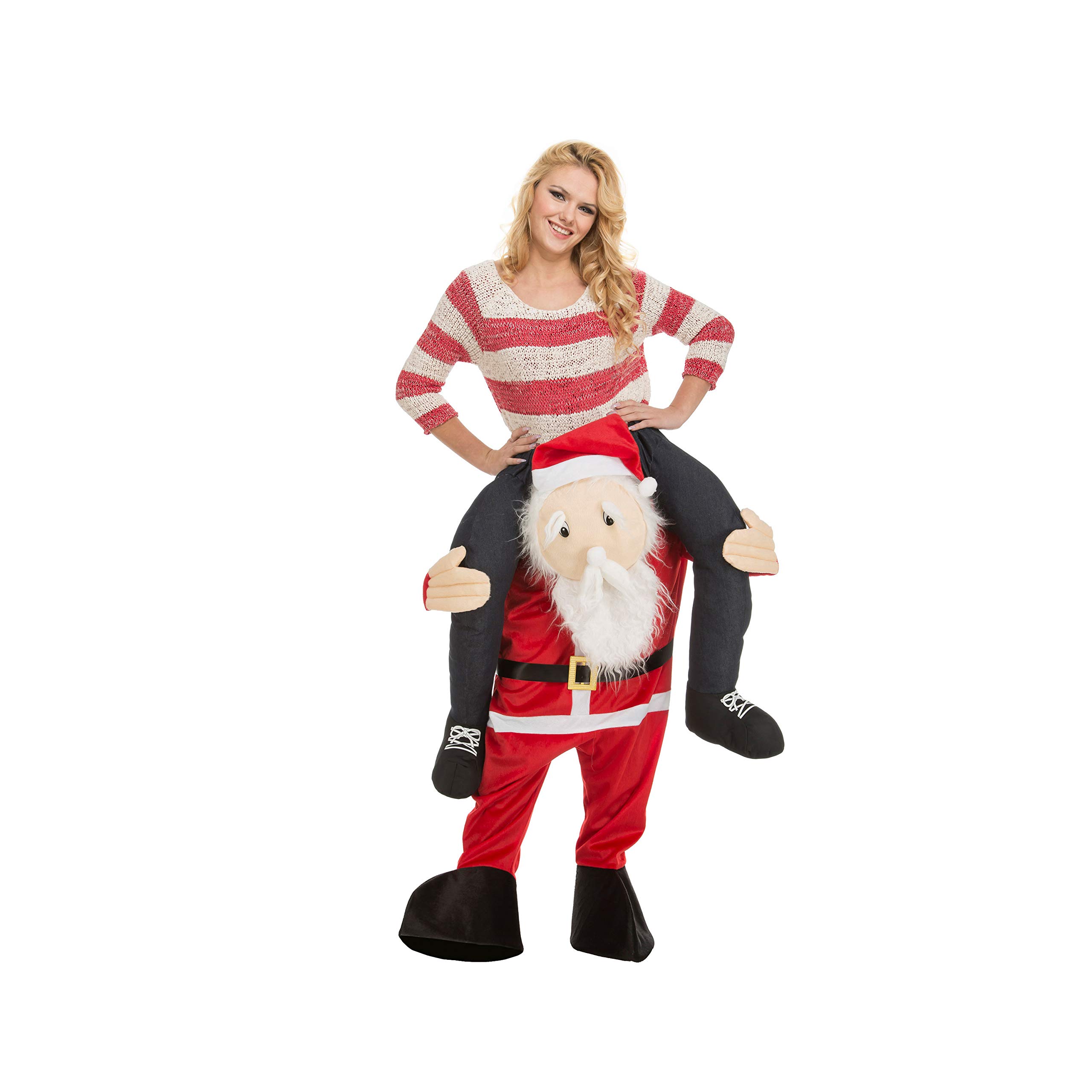 My Other Me – Costume Babbo Natale Per Bambino 1-2 Anni, Con Giacca, Pantaloni, Cappello E Barba, Lavaggio A Secco