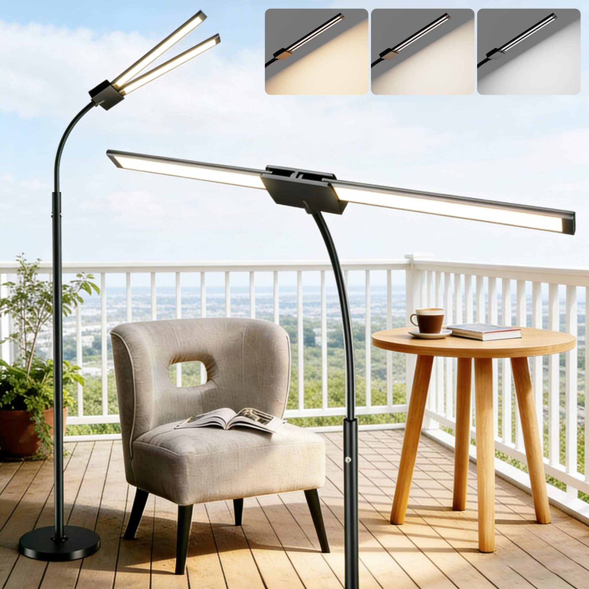 Cordless Floor Lamp LED Rechargeable
