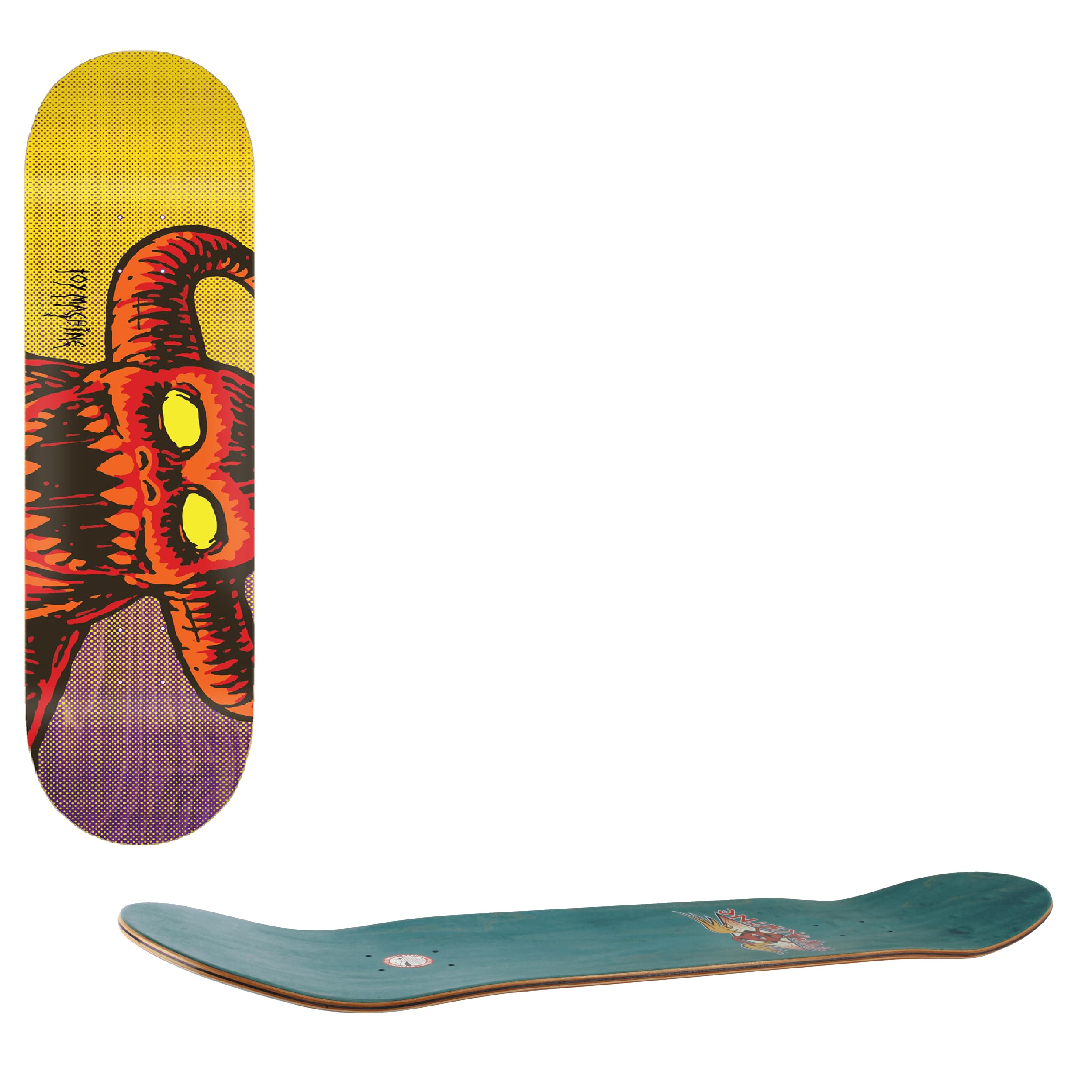 Toy Machine Vice Hell Monster - Tabla de skate (21,3 cm)