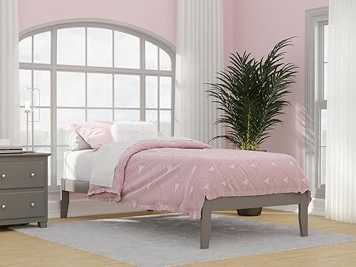 Miniatura 2 de AFI Colorado - Cama de plataforma tamaño individual XL con estación de carga, color gris