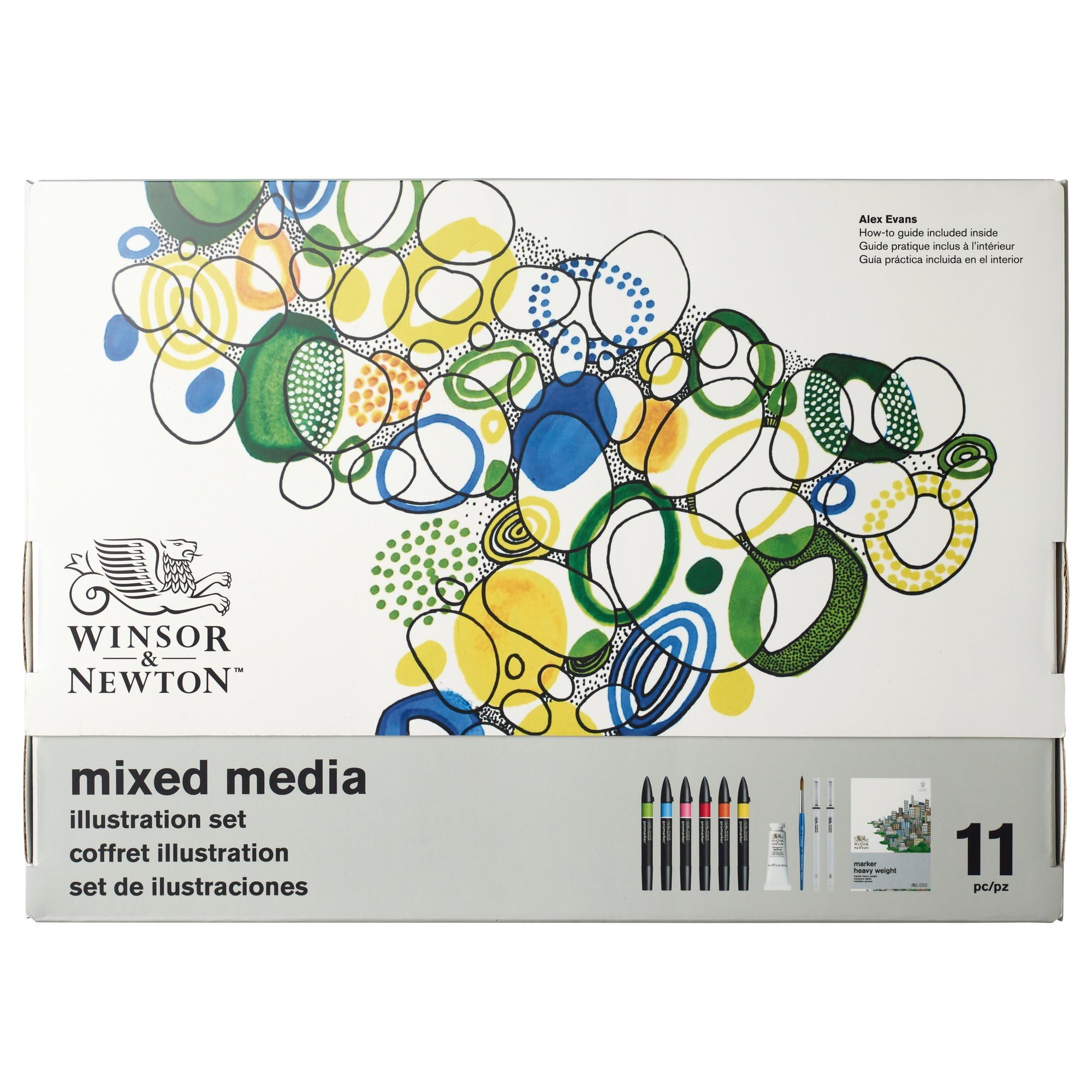 Winsor & Newton Set per tecnica mista Promarker -Ilustrazione