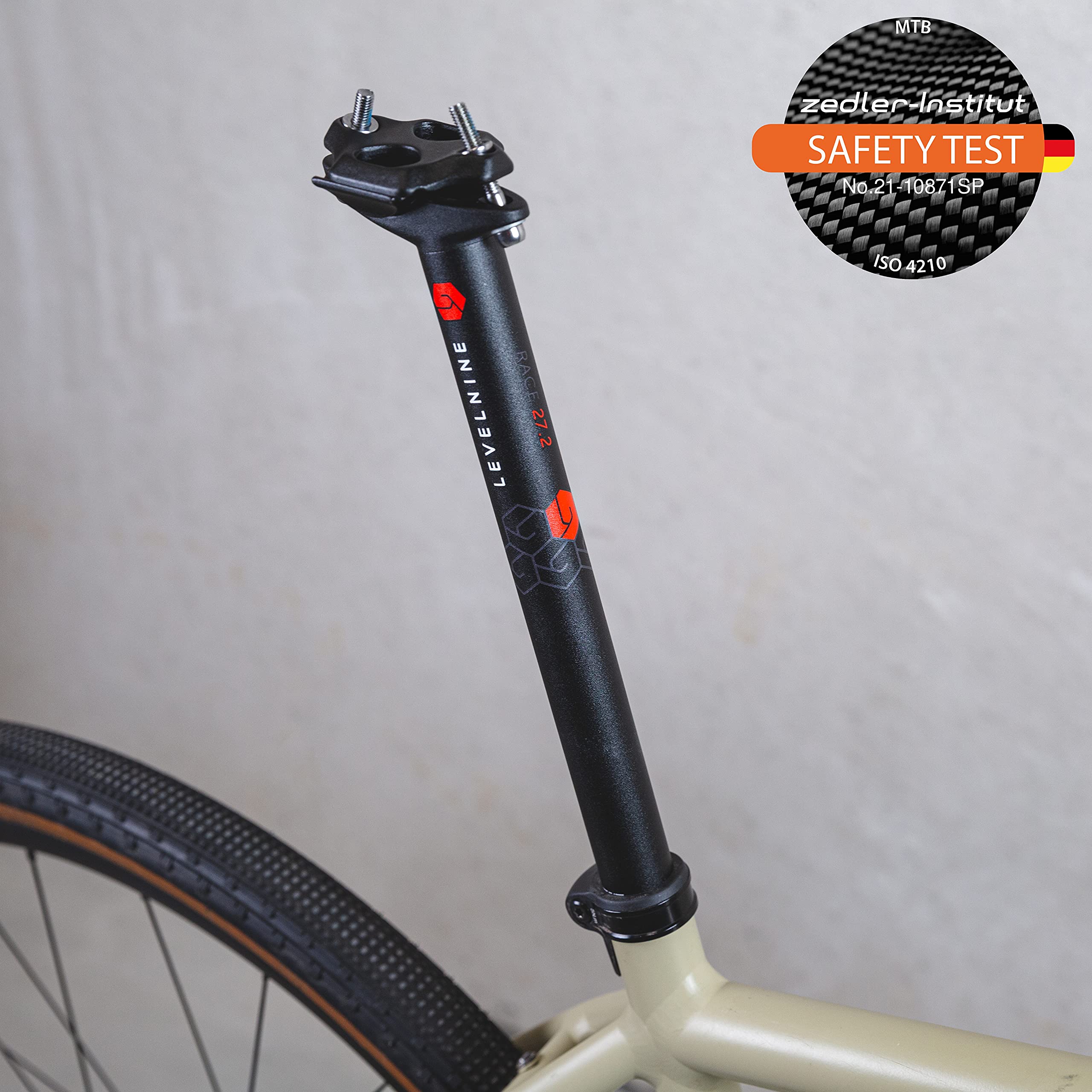 Poteau De Selle Zeus - 27,0 Mm - Longueur 215 Mm - Pour Vélo De Route - Occasion
