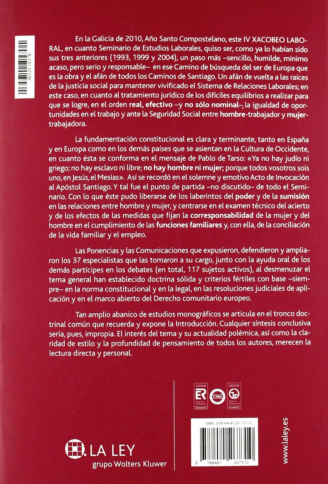 Mujer, trabajo y Seguridad Social (Actualidad laboral)