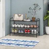Sapateira Organizadora Porta Sapatos Formato Simples - Para 12 Pares, 3 Prateleiras, Design Elegante, Compacta e Versátil, Ideal para Entradas e Quartos