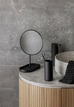 blomus Soap Dispenser MODO - 165ml/6oz - Black - Titanium Coated