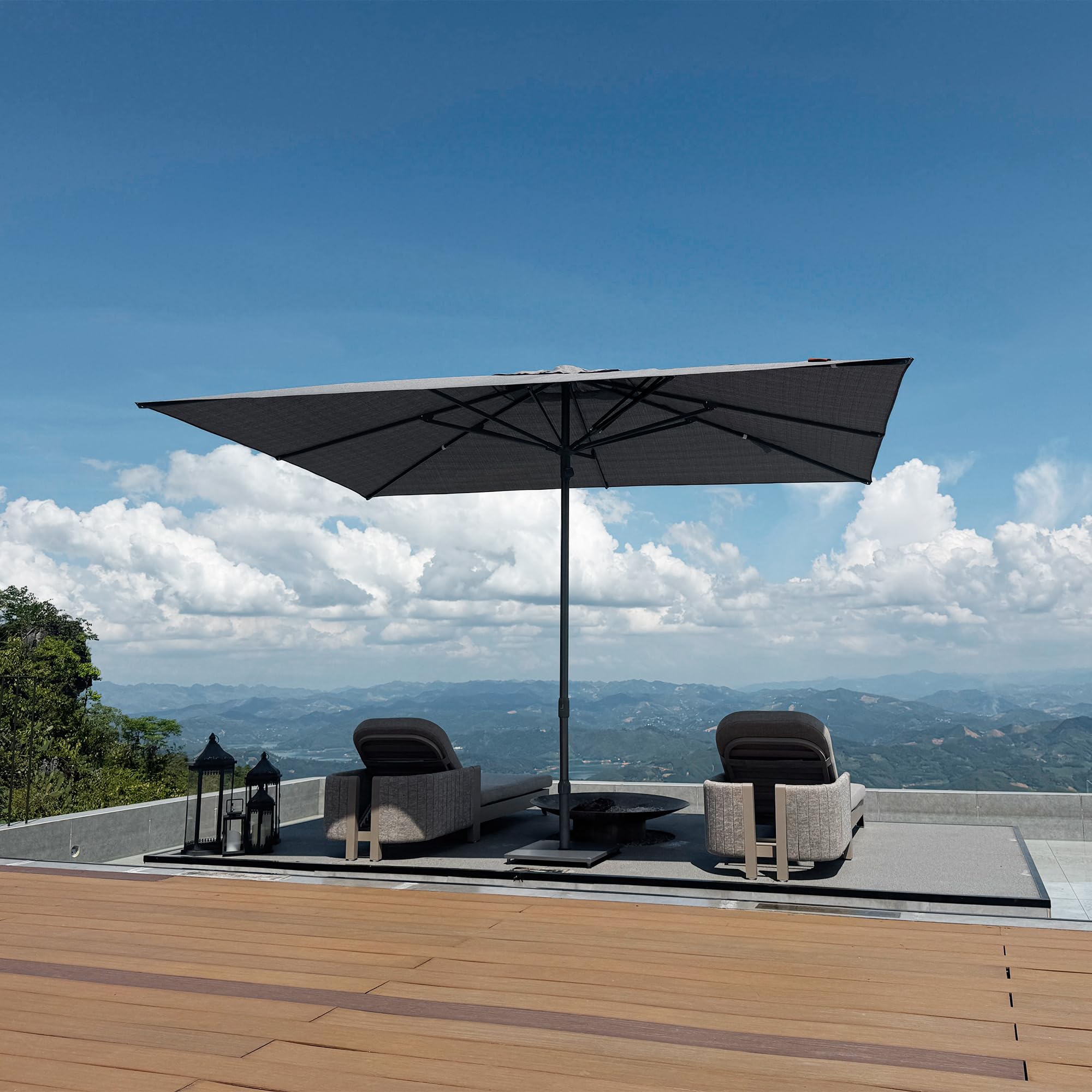 best patio umbrellas on amazon Amazon.com : Blissun 9' Outdoor Patio Umbrella, Outdoor Table Umbrella, Yard  Umbrella, Market Umbrella with 8 Sturdy Ribs, Push Button Tilt and Crank  (Red) : Patio, Lawn & Garden