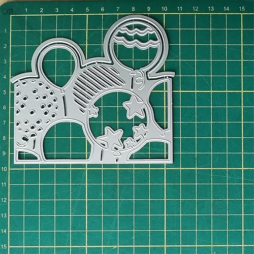 Miniatura 3 de CLSVYBK Troquel para hacer tarjetas, álbumes de recortes de metal, troqueles de corte nublado, bricolaje, álbum de fotos, decoración, manualidades,