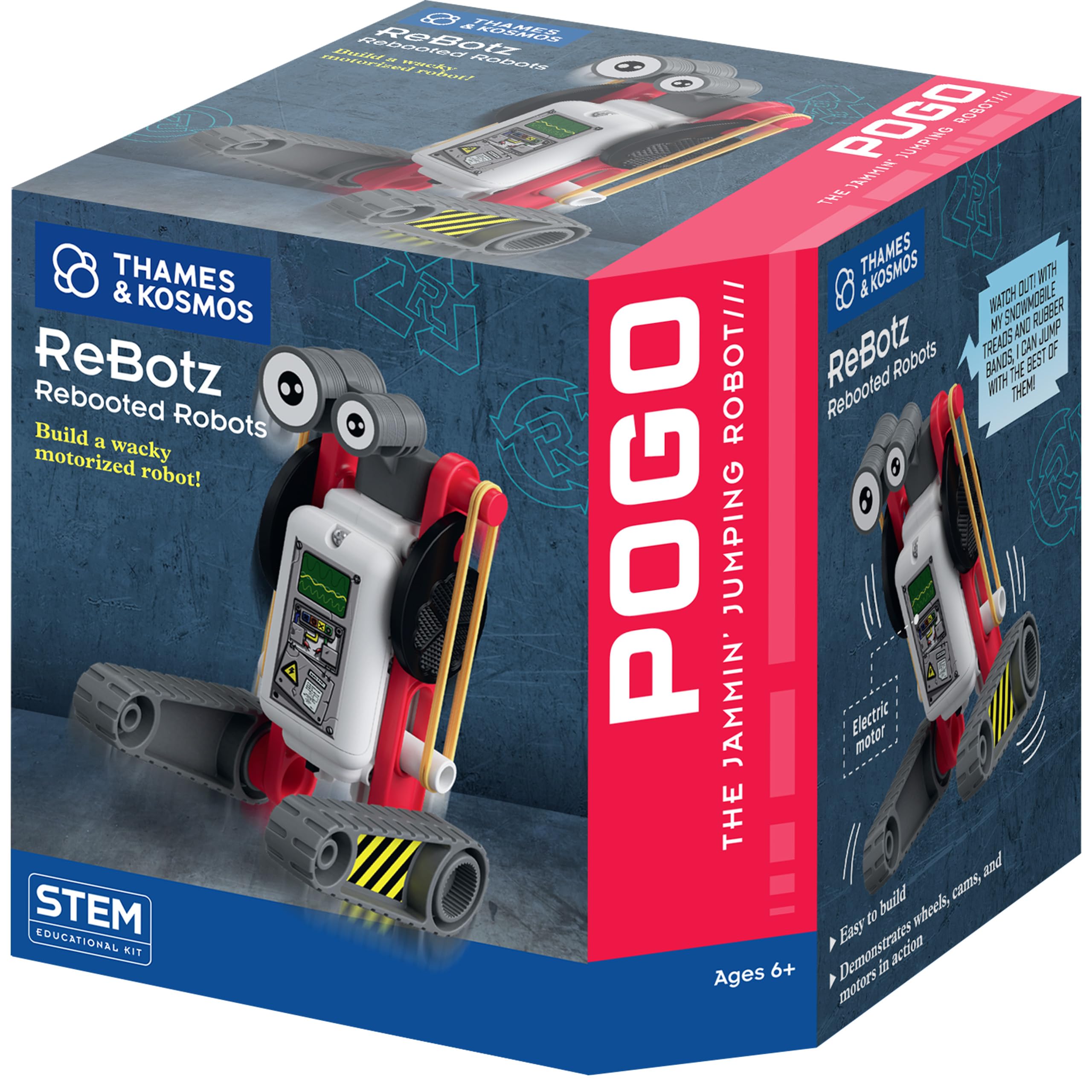 Amazon.com: Thames & Kosmos ReBotz: Pogo – The Jammin' Jumping