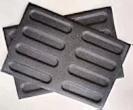 2 Pack Eclair Performed Professional - Household Bread Non-Stick Form/Silicone-Fiberglass with 8 cavities, Length 30cm, wide 20cm and 0.6cm high