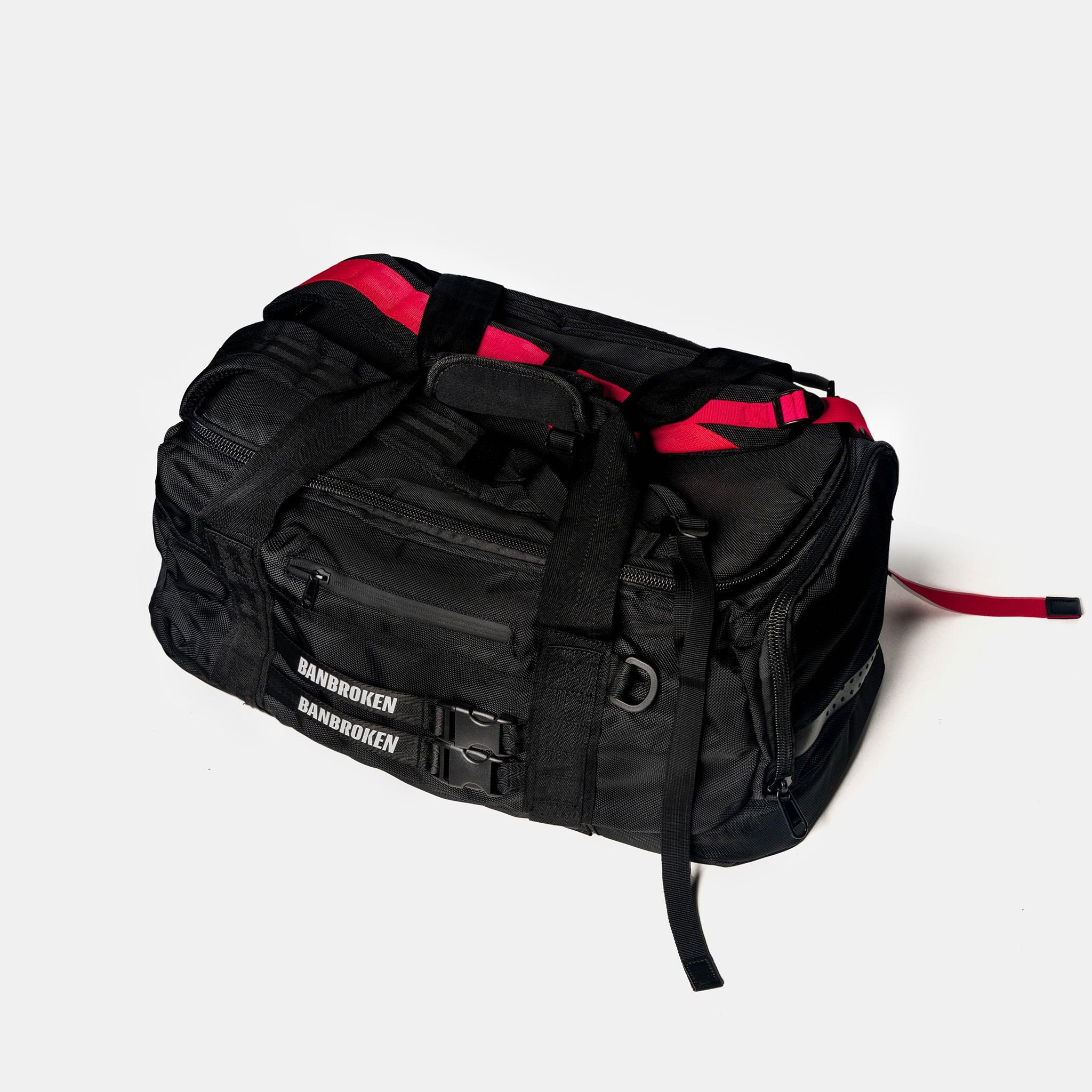 Borsa sportiva Crossfit per allenamento, palestra e competizione, 55 l, materiale impermeabile e neoprene imbottito, scomparto isotermico, tasca per scarpe e manici multipli