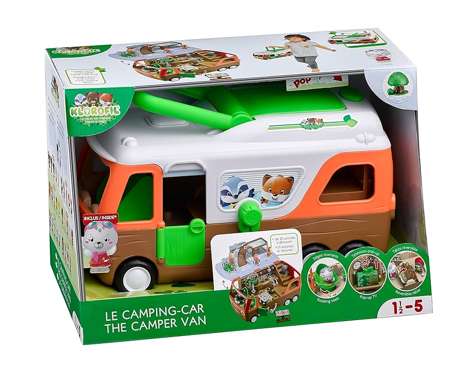 タカラ チョロQ グルーミー GLOOMYS CAMPINGVAN Amazon.com: Timber Tots: Camper Van - 3pc Travel Vehicle