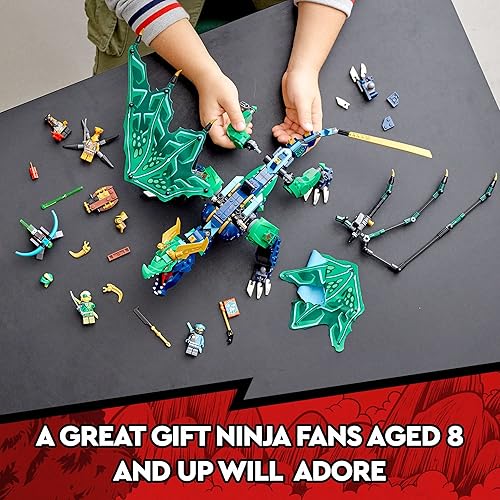 Miniatura 6 de LEGO NINJAGO Lloyd's Legendary Dragon 71766 Kit de construcción con un juguete de batalla ninja, figuras de Lloyd y serpiente; kit de construcción