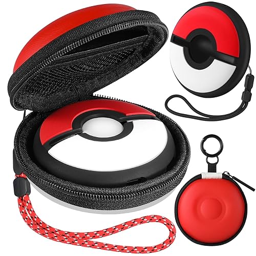 Miniatura 1 de Gurgitat 2in1 for Pokemon Go Plus Plus Case with Wrist Strap Cute Cartoon Teens Game Boys Black Soft Silicone Protective for Poké Go Plus+ Cover