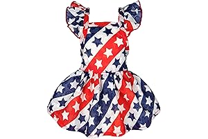 Fitwarm 4th of July Dog Dress: Patriotic Canines Steal the Show