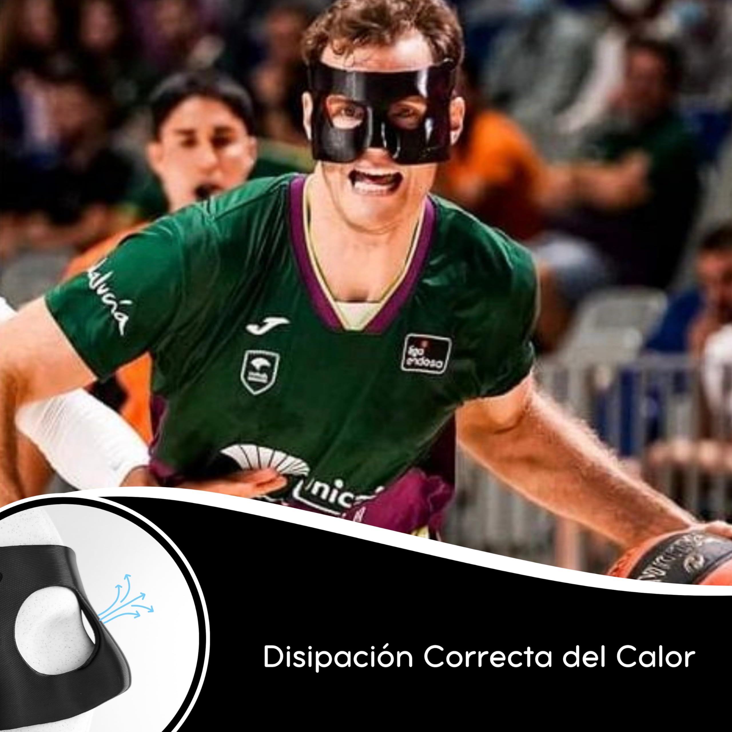 Máscara Protección de Nariz 3D Deportiva Facial Protectora para fútbol, Baloncesto, Voleibol