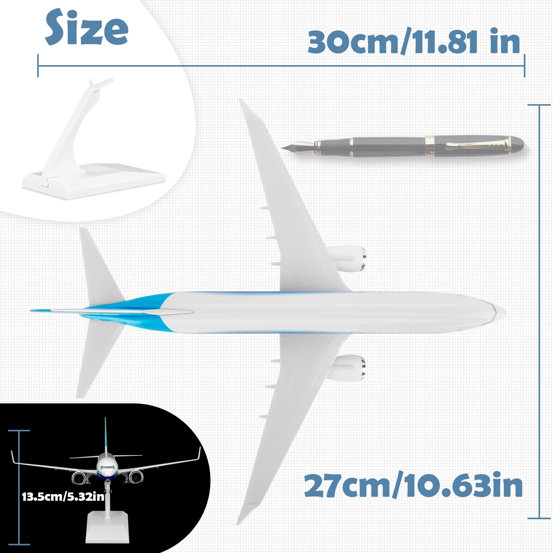 Amazon.co.jp: Joylluoan 1:130 モデル ボーイング 737 モデル